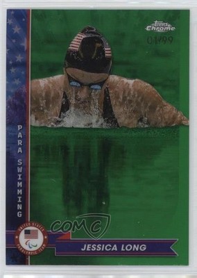2024 Chrome US Olympic & Paralympic Team and Hopefuls 1/99 Jessica Long #2 0oq2