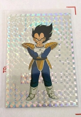 Vegeta Dragon Ball Z Silver Prism Holo Foil Card G2 1998 Artbox