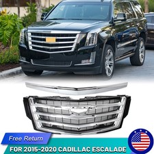 Chrome For 2015-2020 Cadillac Escalade Front Grille Assemblyhood Molding Trim Chrome For 2015-2020 Cadillac Escalade Front Grille Assemblyhood Molding Trim