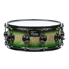 Fame Fortress rullante 14"x5,5" verde a scoppio - rullante