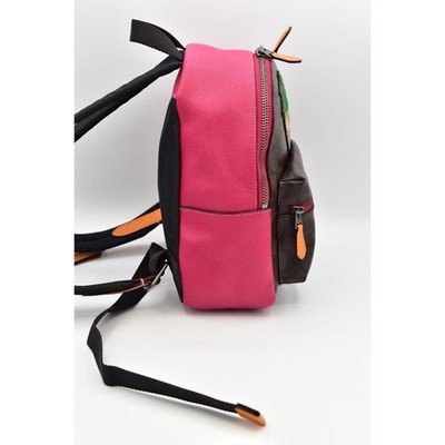 coach aloha backpack Coach Aloha Mini Backpack Hawaiian Hawaii Rare Leather Canvas Red Brown