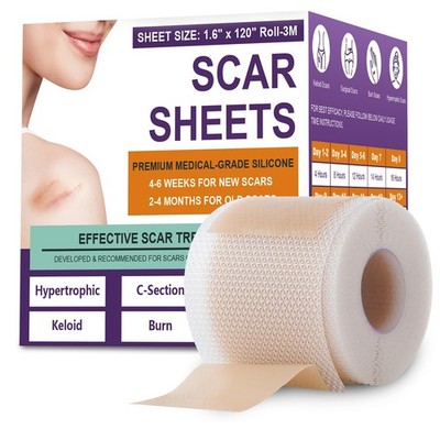 Psecici Silicone Scar Sheets Medical Grade Silicone Scar Tape For Surgical