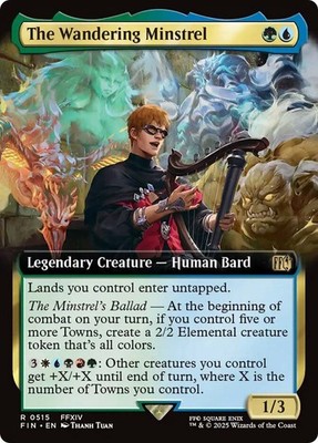 MTG The Wandering Minstrel (#515) - FINAL FANTASY #515