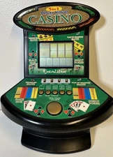 Excalibur 5 in 1 Deluxe Virtual CASINO Electronic HandHeld Poker Blackjack Game