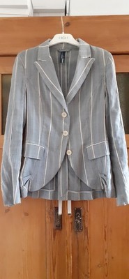 Wunderschöner Blazer von High Use in Größe 38 aus Leinen und Baumwolle