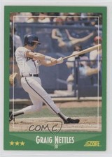 1988 Score Graig Nettles #440 16do