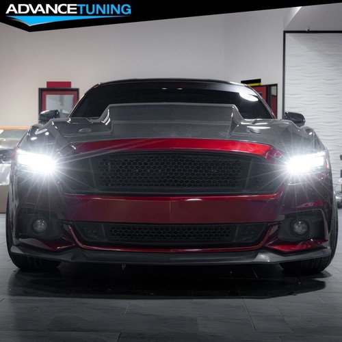 Fits 15-22 Mustang Shelby 2024 Style Front Bumper LED Switchback Headlight Lamp - Bild 4 von 12