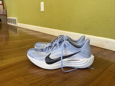 Nike Flyknit W Pegasus Plus Light Blue White Black Women's Size 10.5