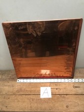 Sheet Copper 16 5/8" Coppersmith stored scrap Natural Patina Colors Verdigris A