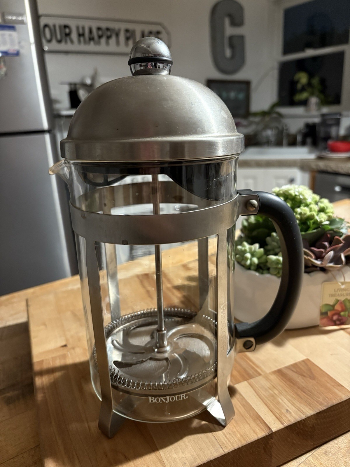 Coffee Maker Stainless Steel  Black, Nice!
