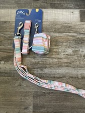 Youly - The Poet - Dog Walk Kit - 6ft Leash 9-14 In Collar Waste Bag Dispenser