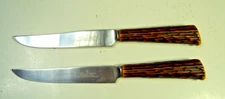 Westfall Richardson Sheffield England Bakelite Stainless Steel 8.25” Knifes