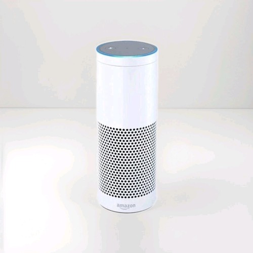 Amazon Alexa Echo 1. Generation Smart Lautsprecher mit Assistent in Weiß