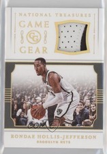 2018 Panini National Treasures Game Gear Prime 24/25 Rondae Hollis-Jefferson 5w7