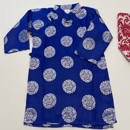 Lot Of 4 Child’s Dress Asian Style Qipao Other. Sizes 2 (2 Ea) 4 (1 Ea) 8 (1 Ea) - Picture 5 of 17