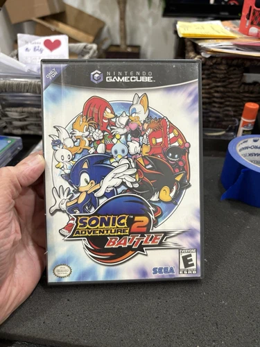 Sonic Adventure 2 Battle (Nintendo GameCube, 2004) Disc w/case NO MANUAL