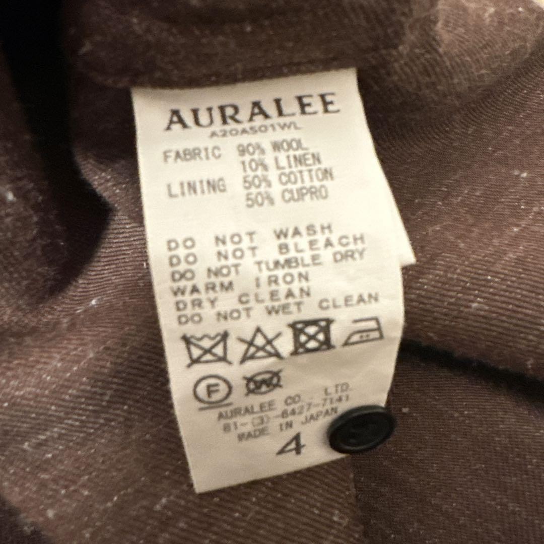 トップス AURALEE WOOL LINEN TWILL SHIRTS size 4 AURALEE Wool Linen Twill Shirt Long Sleeve Size 4 - | eBay
