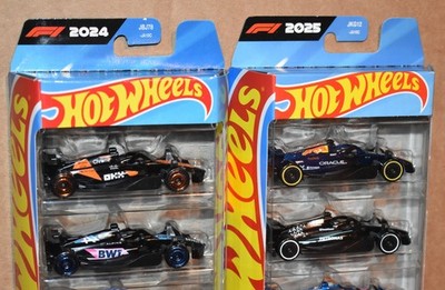 Hot Wheels Formula 1 2024 & 2025 Racing 5-Pack Cars NEW | eBay