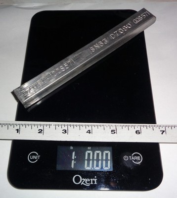 1 Lb MULTICORE SOLDER QQS571 D7080 Extrusol 1-Pound Solder Bar SN63