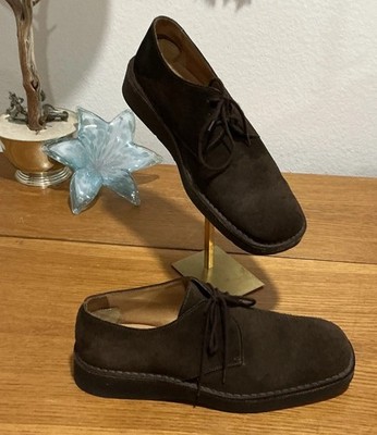 Artigiani Toscani Men s Dark Brown Suede Oxford Style Shoes Made In Italy S: 10