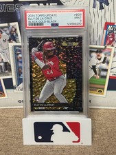 2024 Topps Update Elly De La Cruz Black Gold Black Foil RC #226/299 PSA 9 Reds
