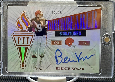 Panini 2019 Passing the Torch Bernie Kosar Auto 12/25 TS-7 Browns