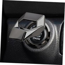 Car Engine Start/Stop Button Cover, Push Start Button Cover, Zinc Alloy Car