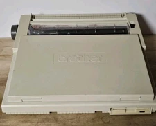 Brother WP-1400D Portable Word Processor W/ Cover Powers On READ