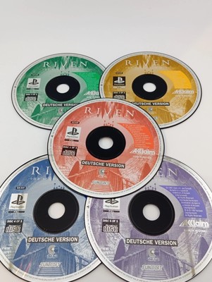 PS1 | Riven [Sequel To Myst] | Playstation 1 |   Nur die Disks   | PSOne