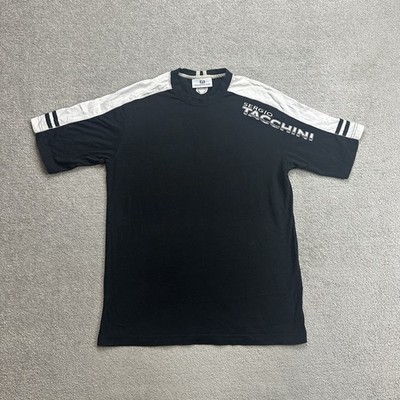 SERGIO TACCHINI Herren T Shirt Kurzarm Gr M Tennis Classic Logo 4012 Schwarz