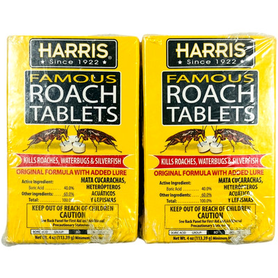 Harris Famous Roach & Silverfish Infestation - LOT of 2