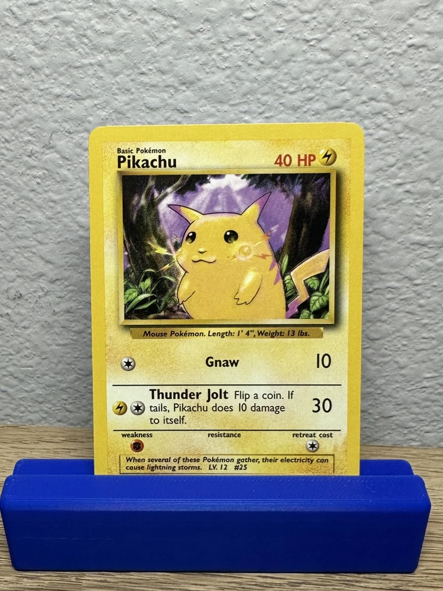 pikachu pokemon card 58/102 Pokemon: (Red Cheeks) - - Base Set Shadowless If tails 58 102 Pikachu | eBay
