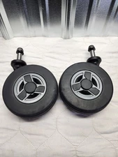 PAIR 5" Caster Wheels Tires Forks for Pride Go, Z Chair & Jazzy Select LOOK!