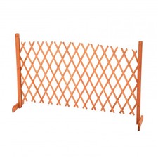 NEW! Arched Expanding Freestanding Wooden Trellis Fence Garden Screen