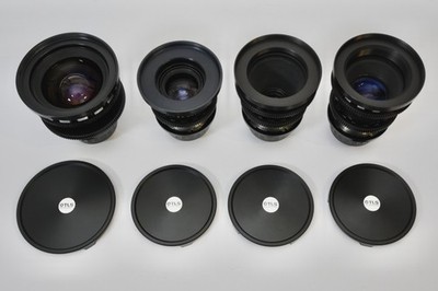Bausch & Lomb Super Baltar Cine Objektiv Set 20mm 35mm 50mm 75mm TLS Arri PL Mount