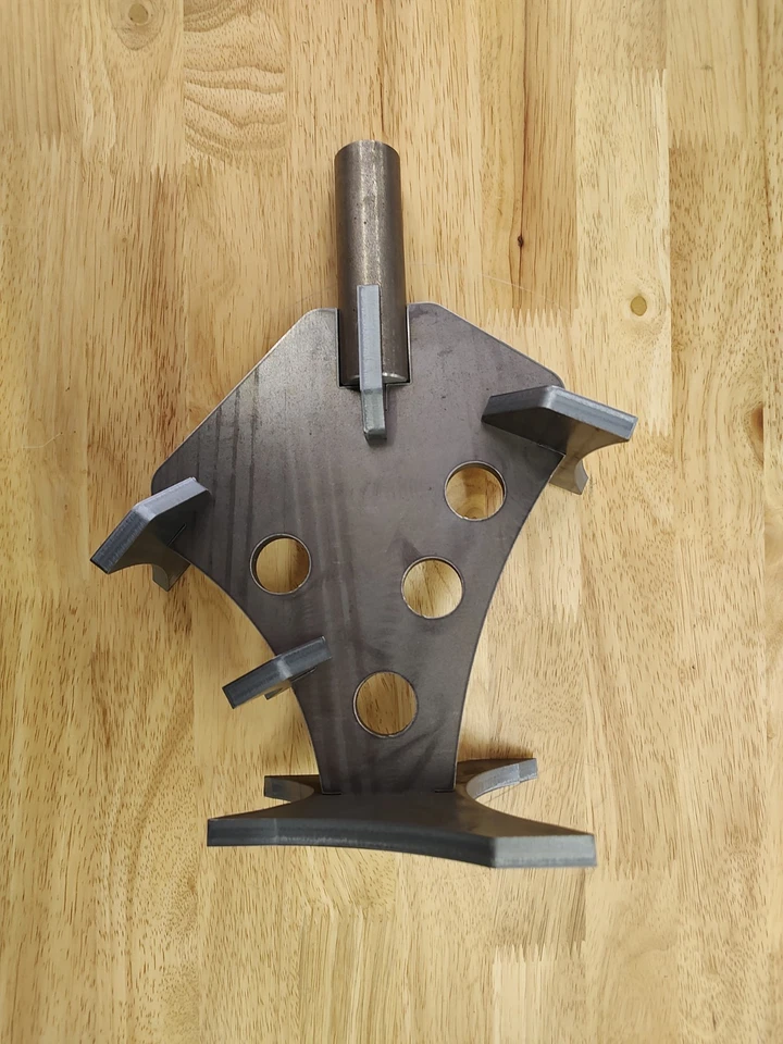 MGG Pipe Welding Jig Roll Out Wheel 2" To 8" Long Sweep 90 Degrees Elbows Laser Cut