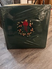 Creative Memories Original Green Christmas Wreath 12x12 Scrapbook Album NEW
