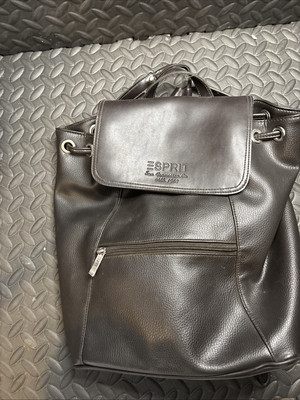 Esprit Brown Backpack Faux Leather