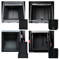 Center Console Organizer Control Lower Bottom Storage Box 4PC with 2024 2025 ...