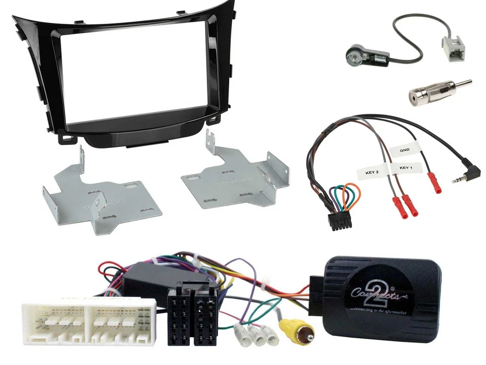 Blaupunkt Lenkrad USB Bluetooth TMC 2DIN Navigation für Hyundai I30 ab 2017 - Bild 3 von 4