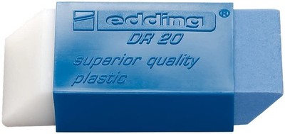 Edding Dr 20 Plastic Erasers, 52 x 20 x 10 mm. 14 g