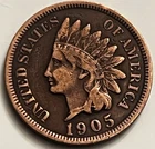 1905 Indian Head Cent One Cent Philadelphia Bronze BN1568