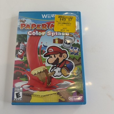 Paper Mario Color Splash  (Nintendo Wii U, 2016)