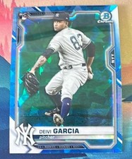 2021 Bowman Chrome Sapphire Edition - Deivi Garcia #55 (RC)