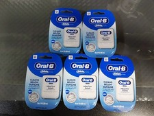 5 Pks Oral B Oral-B Glide Healthy Gums Unflavored Floss 54.6 yds each S13