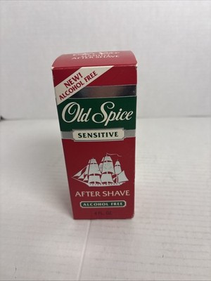 NEW Vintage Old Spice After Shave Sensitive Original 4oz - Star Cap 1993 NIB