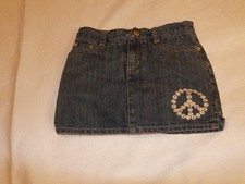GIRLS GYMBOREE DENIM SKIRT SIZE 5