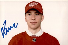 Jared Mcisaac Signed Autographed 4x6 Photo Detroit Red Wings #2