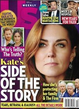 Us Weekly Magazine Kate Middleton Meghan Markle Tiger woods Jimmy Fallon 2021 .
