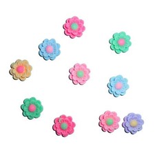 10 sweet pastel daisy flowers push pins assorted colors decorator message board